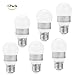 LXG-LED 12V 5W E26 LED Bulbs, 40W Incandescent Bulb Equivalent,400 Lumens Warm White 2700k, Round Shape Not Dimmable LED Light Bulb,6 Pack