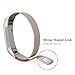 Fitbit Alta HR and Alta Bands Metal, Swees Milanese Stainless Steel Replacement Accessories Metal Small & Large Band for Fitbit Alta HR and Alta, Rose Gold