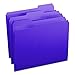 Smead Standard File Folders, 100 Count, Purple, 1/3-Cut Tabs, Letter Size (13043)