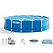 Intex 18ft X 48in Metal Frame Pool Set with Filter Pump, Ladder, Ground Cloth & Pool Cover primary