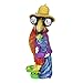 Exhart Garden Sculpture, Solar Party Parrot Garden Statue, LED Eyes, Outdoor Lawn and Yard Decoration, 11 x 5.5 x 15 Inch