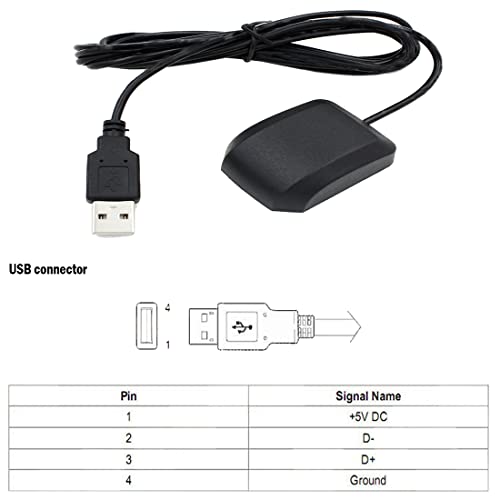VK-162 G-Mouse USB GPS Dongle Navigation Module External GPS Antenna Remote Mount USB GPS Receiver for Raspberry Pi Support Google Earth Window Linux Geekstory