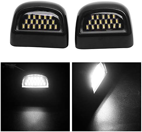 For 99-13 GMC Sierra 1500 2500HD 3500HD LED License Plate Light Housing
