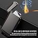 Dual Arc Electric Lighter USB Rechargeable with Battery Indicator, Flameless Windproof Plasma Lighter Candle Lighter for Outdoor Adventures, Camping, Survivalthumb 1