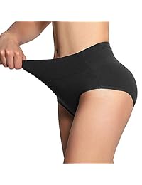 AIGIRLS bragas de ropa interior de algodón suave, cintura media alta, cómodas, transpirables, para mujer, paquete de 2 a 5