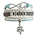 Infinity Collection Nurse Bracelet, Nurse Charm Bracelet Makes Perfect Nurse Gifts