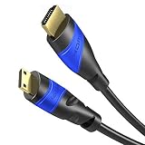KabelDirekt (10 feet) Mini HDMI to HDMI Cable (1080p 4K 3D High Speed with Ethernet ARC) - Flex Series