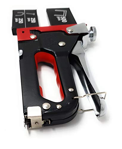 DWT-GERMANY 100231 3 in 1 Handtacker+Nagler Hand Tacker Klammern 4-14mm Tackerklammern Nägel Metall Nagler Hefter Hand… – Bild 6