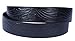 F&L CLASSIC Western Embossed Belt for Buckles 100% Top Grain One Piece Leather, Made in USA (34-36 Medium, black)#2020