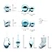 AMS Christmas Ball (50pcs, Light Blue)