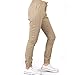 Women's Twill Jogger Pants Medium Beige 482