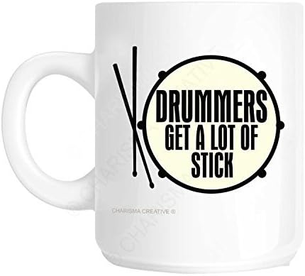 Drummers Gift Mug Ideal Father's Day Present Birthday Present or Christmas Present by Charisma creative