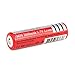Ultrafire 18650 Battery Pack, 2600mAh MAX 3.7V 18650 battery Li-ion Rechargeable Button Top Batteries(2 Piece)