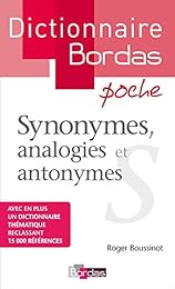Synonymes, analogies et antonymes