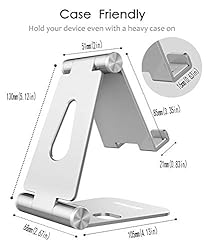 Lucrave Cell Phone Stand, Updated Adjustable