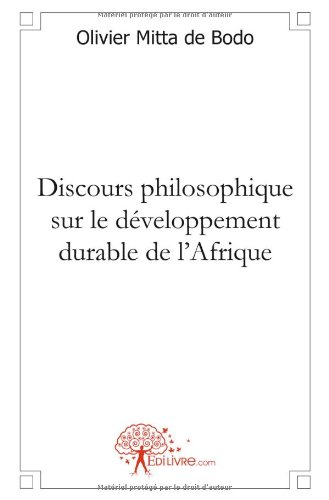 Discours philosophique sur le développement durable de l'Afrique