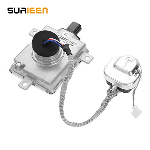 SURIEEN W3T19371 Xenon HID Headlight Ballast with Igniter and D2S Bulb Control Unit Assembly Module Replaces W3T15671 W3T13072 Fit for 2002-2005 Acura TL 2004-2005 Acura TSX 2004-2006 Mazda 3 & More