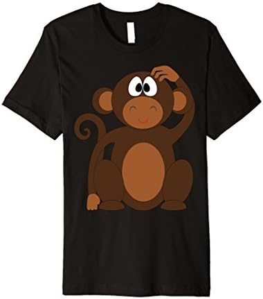 Mens Funky Monkey T-Shirt Large Black