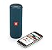 JBL Flip 4 Portable Bluetooth Wireless Speaker Bundle with Protective Travel Case - Ocean Blue