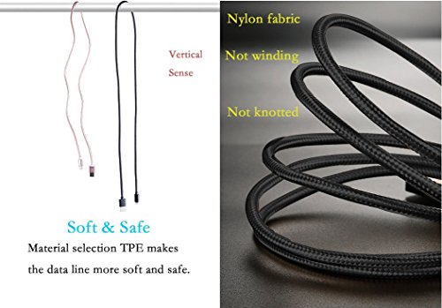 Micro USB Cable, Black CellTronics 6Ft XBOX/PS4 Controller Premium Charger Cable, Fast Speed and Extra Durable Charging Cable for Android/Windows/Samsung/Nokia/Nexus/Sony/PS4/Tablet/HTC/LG (6Pack 6FT)