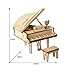 TG402 3D Wooden Puzzle Grand Piano Toy Gift for Kids Teens Adults Wood Craft Kits Brain Teaser Puzzle