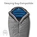 Agile Gear Camping Pillow - Inflatable Ultralight Camp and Backpacking Sleeping Pillow - Compact Soft Compressible, Packable, Ergonomic Neck and Lumbar Support for Travel in Dark Blue