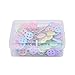 Lwestine 400 Pcs Flat Button &Flower Head Pins,Straight Pins, Quilting Pins with Cases