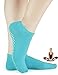 ELUTONG Pilates Ballet Barre Yoga Socks 1-4 Pack Non Skid Slip Sticky Grippers Socks for Women