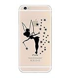 iPhone 6 Case, DECO FAIRYÂ® Protective Case Bumper[Scratch-Resistant] [Perfect Fit] Translucent Silicone Clear Case Gel Cover for Apple iPhone 6 (Cute Fairy iPhone 6)