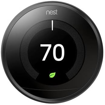 Nest Learning Professional Version 3rd Generation Thermostat, Carbon Black (T3016US)