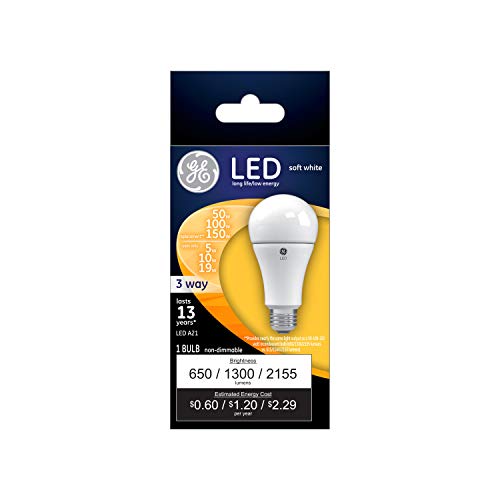 GE Soft White LED 3-Way Bulb - Image 2