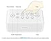 JAVONTEC Portable White Noise Sound Machine with 6 Nature Sounds. Sleep Therapy System with USB Charging, Headphone Jack and Timer, Adaptor and AA Battery