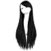 Rbenxia 32'' Women's Cosplay Wig Hair Wig Long Straight Costume Party Full Wigs Black