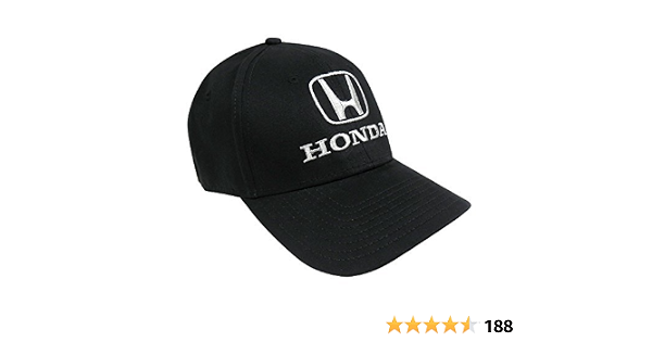 Honda Logo Black Baseball Hat 