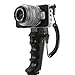 JJC HR-DV Pistol Grip Handle Stabilizer for Sony DV Camcorder with A/V R or LANC Port & Blackmagic Pocket Cinema Camera(BMPCC)