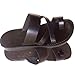 Unisex Adults/Children Genuine Leather Biblical Sandals / Flip flops (Jesus - Yashua) Bethlehem Black Style - Holy Land Market Camel Trademark