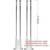 SZYQQ Scientific Glassware Stems 12-172 18MM by 14MM STEM Standard Diffuser Clear 5