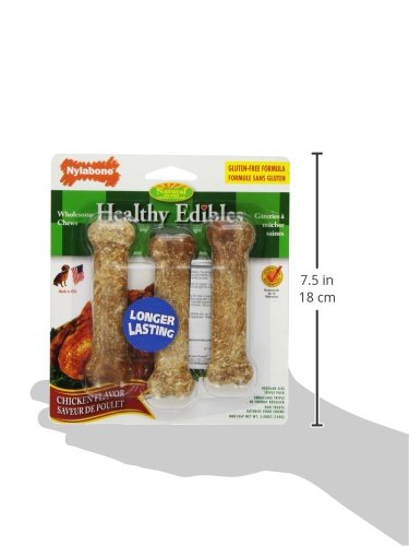 Nylabone Healthy Edibles Chicken Flavored Dog Treats | All Natural Grain Free Dog Treats Made In the - //medicalbooks.filipinodoctors.org