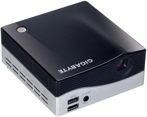 Gigabyte Brix Ultra Compact PC Barebone /Projector (Intel Core i3-4010U, 1x mSATA, 2x SO-DIMM DDR3L, Wi-Fi, USB 3.0, HDMI, Mini HDMI, Mini DisplayPort)