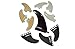 Acavati – Surfboard Fin Set. Black or White Color Surfboard Fin Set – 3 Piece Surf Fin Set– Heavy Duty Construction – FCS or Future Fin Set