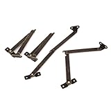 Furniture Box 10cm Long Rotatable Folding Lid Support Hinge 4Pcs