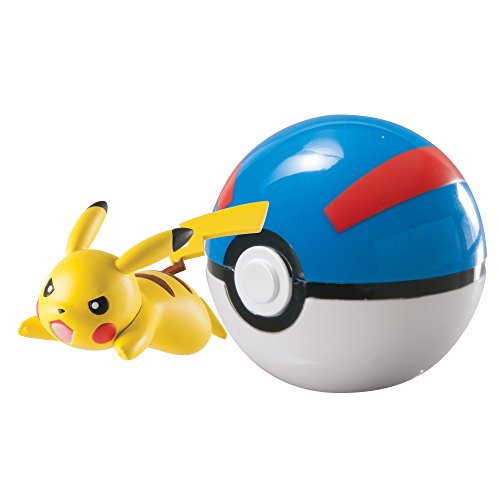 Pokémon Clip 'N' Carry Poké Ball, Pikachu and Great Ball