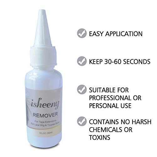 Isheeny Adhesive Remover 1 Ounce for Lace Wig Glue
