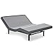 Fashion Bed Group S-Cape 2.0 Adjustable Bed Base with Wall Hugger Technology and Full Body Massage, Queen, Charcoal Gray