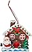 PREXTEX 3 Pack Christmas Ginger Bread House Tree Ornaments Great Christmas Decoration