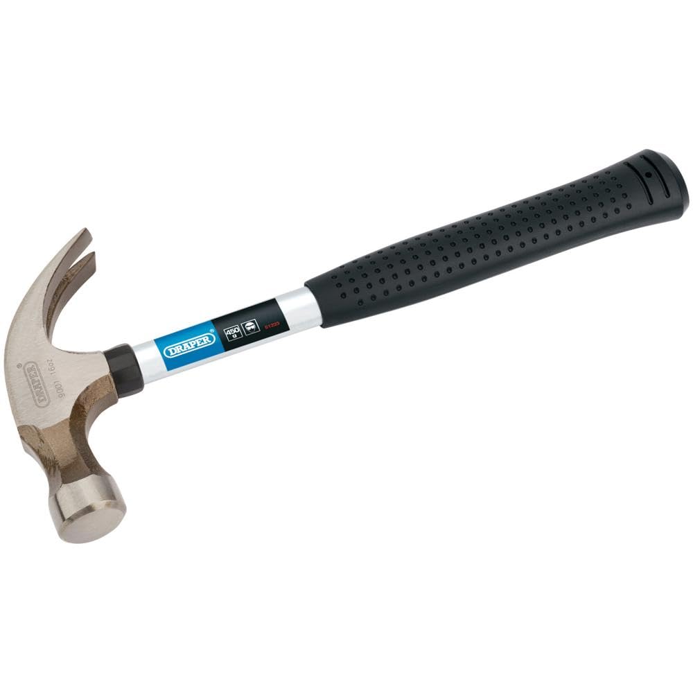 Draper 51223 Tubular Shaft Claw Hammer, 450g