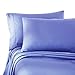 Honeymoon 1800 Brushed Microfiber Embroidered Bed Sheet Set, Ultra Soft, Queen - Light Blue