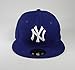 MLB New York Yankees Light Royal with White 59FIFTY Fitted Cap, 7 1/2
