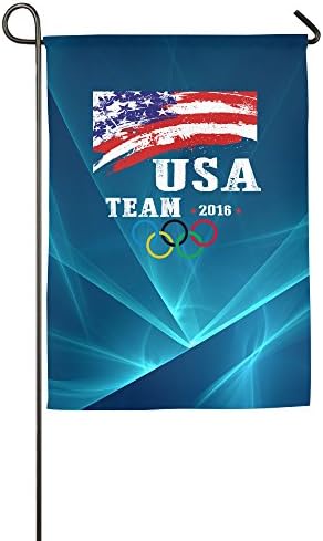 WEQOFGE TEAM USA AMERICAN FLAG 2016 Olympic Games Garden Flag