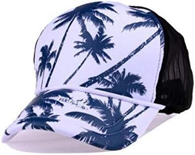 野球帽女性男性野球帽ファッションココナッツツリー印刷野球帽snapbackヒップホップフラット